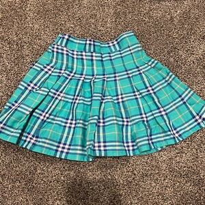 Plaid Skort